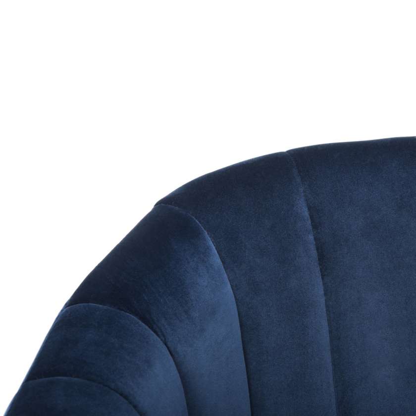 Safavieh Themis Velvet Chrome Leg Swivel Office Chair | Office Chairs | Modishstore - 3