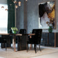 Nova Domus Cartier Modern Black & Rosegold Dining Table | Modishstore | Dining Tables