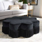 Safavieh Tanith Flower Ottoman | Ottomans | Modishstore - 4