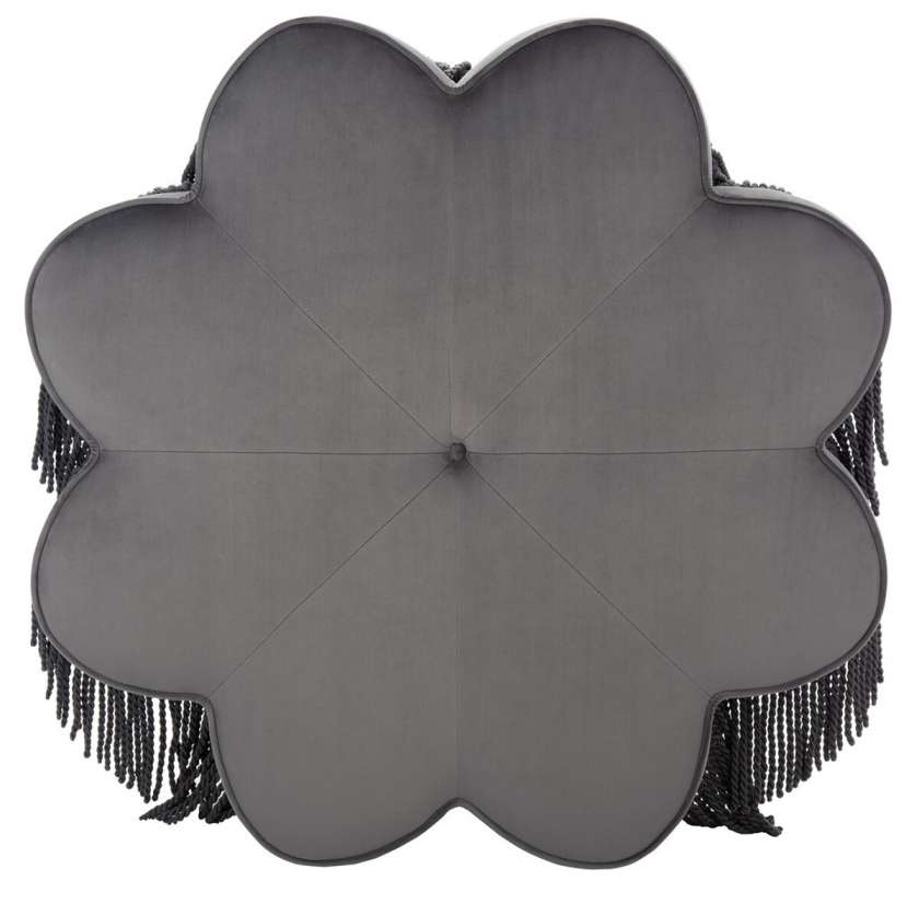 Safavieh Tanith Flower Ottoman | Ottomans | Modishstore - 2