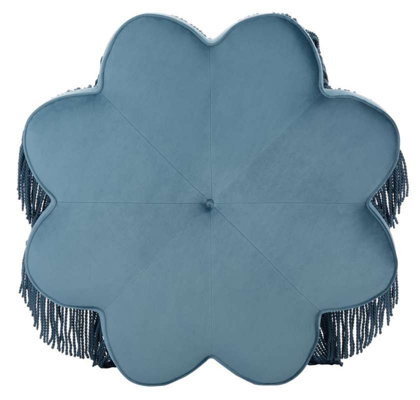 Safavieh Tanith Flower Ottoman | Ottomans | Modishstore - 2