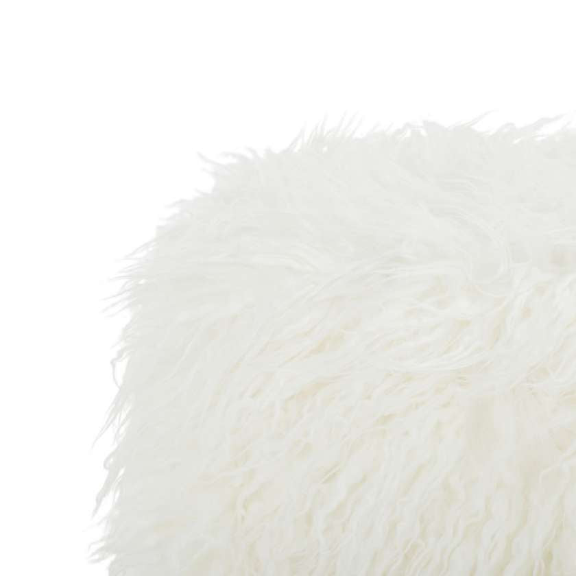 Safavieh Momina Faux Fur Square Ottoman | Ottomans | Modishstore - 3