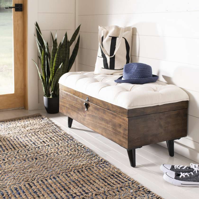 Safavieh Liam Tufted Cocktail Ottoman | Ottomans | Modishstore - 2