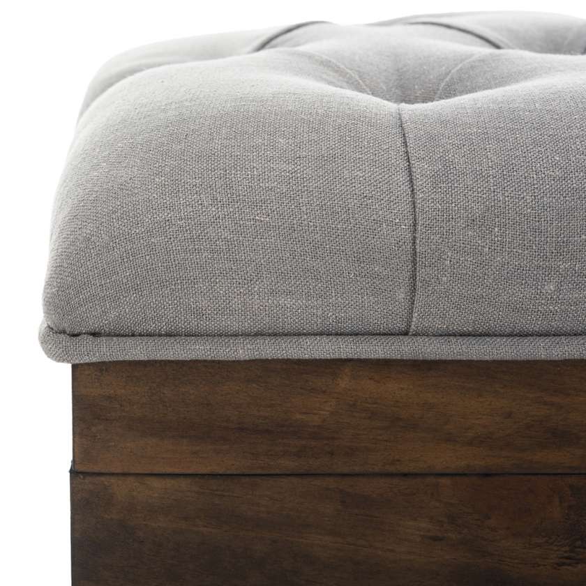 Safavieh Liam Tufted Cocktail Ottoman | Ottomans | Modishstore - 4