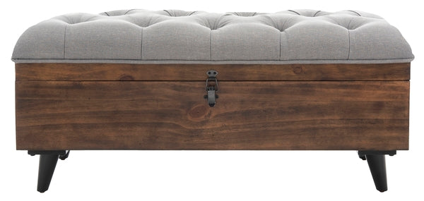 Safavieh Liam Tufted Cocktail Ottoman | Ottomans | Modishstore - 1