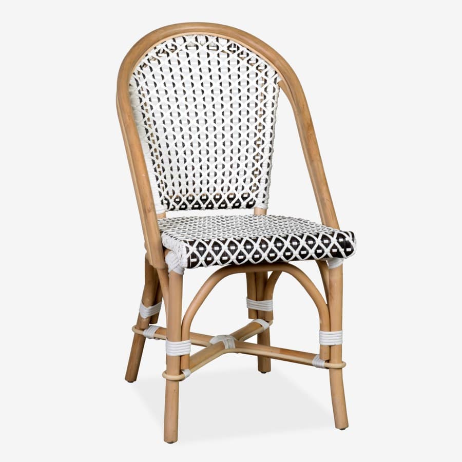 Outdoor Rattan, Polypeel Camelot Bistro Chair with Synthetic Wicker Set of 2 by Jeffan | Outdoor Chairs | Modishstore - 6