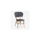 Flamenco Outdoor Rattan/Ploypeel Bistro Dining Chair Set of 2 by Jeffan | Outdoor Chairs | Modishstore - 14