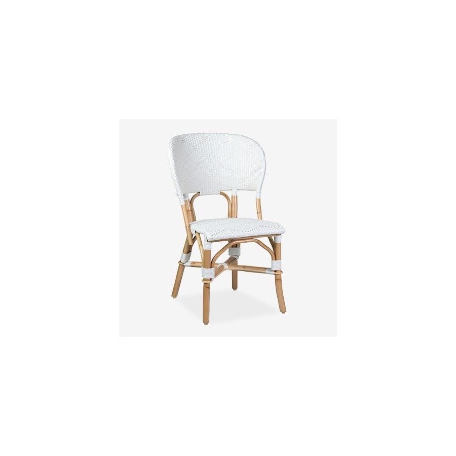 Flamenco Outdoor Rattan/Ploypeel Bistro Dining Chair Set of 2 by Jeffan | Outdoor Chairs | Modishstore - 20