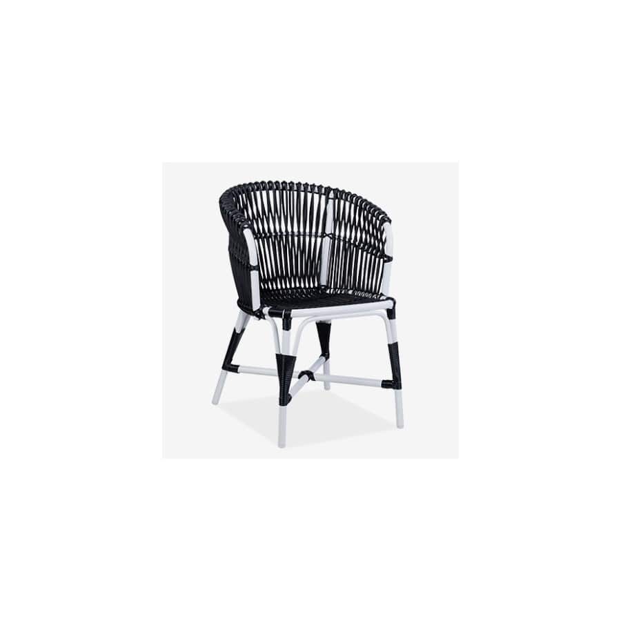 Outdoor Rattan, Polypeel Camelot Bistro Chair with Synthetic Wicker Set of 2 by Jeffan | Outdoor Chairs | Modishstore - 7