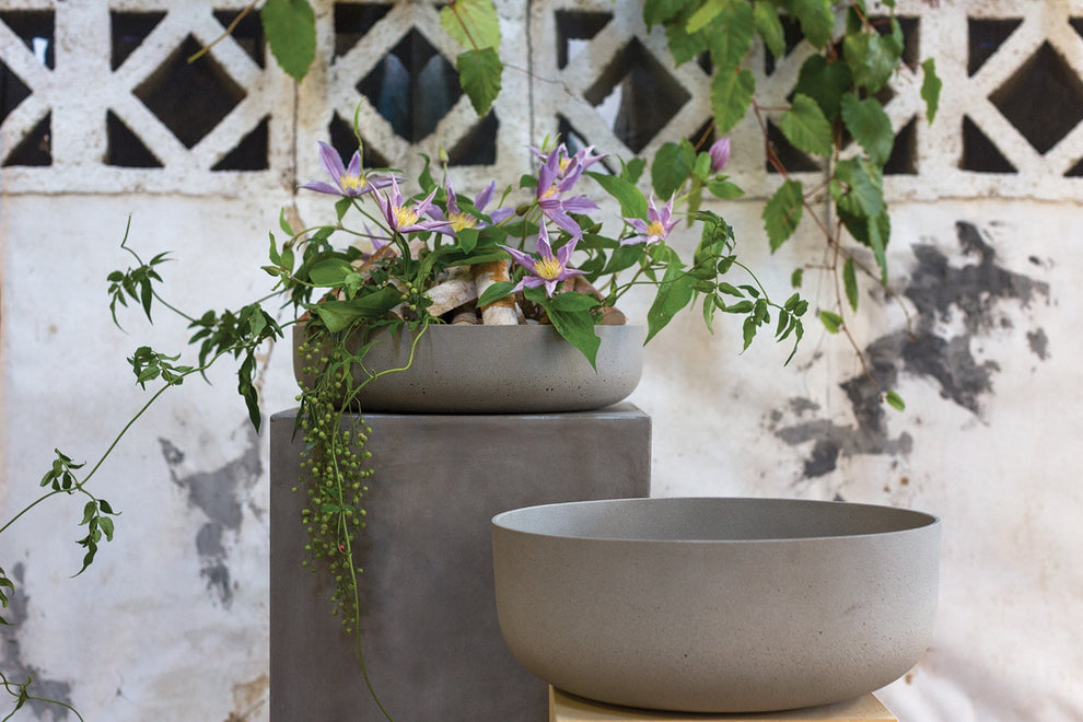 Pace Bowl By Accent Decor | Planters, Troughs & Cachepots | Modishstore - 1