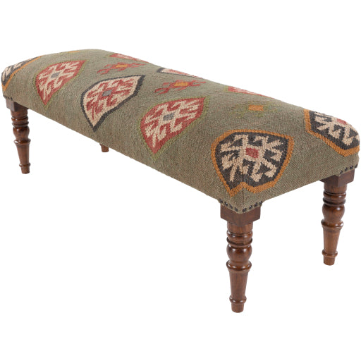 Surya Upholstered Bench - PAJ-003 | Stools & Benches | Modishstore-2