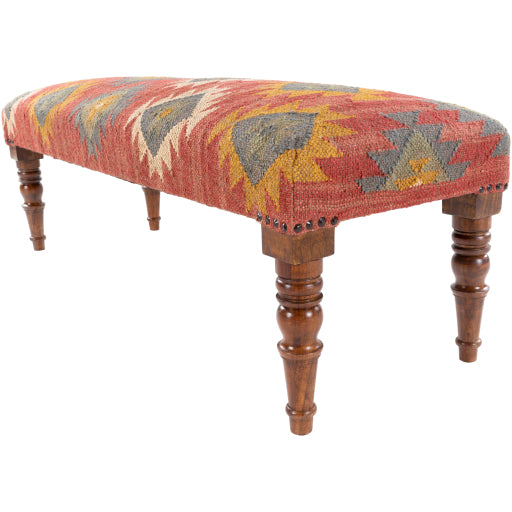 Surya Upholstered Bench - PAJ-002 | Stools & Benches | Modishstore-2