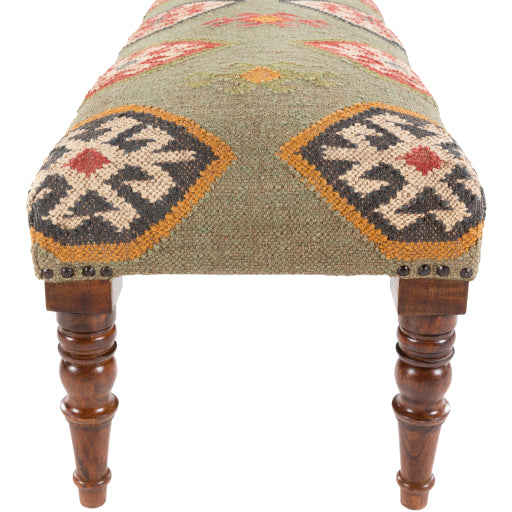 Surya Upholstered Bench - PAJ-003 | Stools & Benches | Modishstore-3