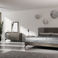Nova Domus Palermo Italian Modern Faux Concrete & Grey Bed-2