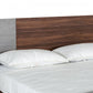 Nova Domus Palermo - Modern Italian Faux Concrete & Walnut Bed