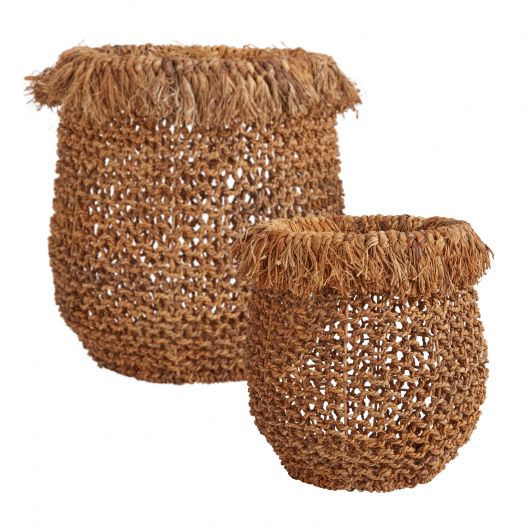 Palm Grove Basket By Accent Decor | Bins, Baskets & Buckets | Modishstore - 5