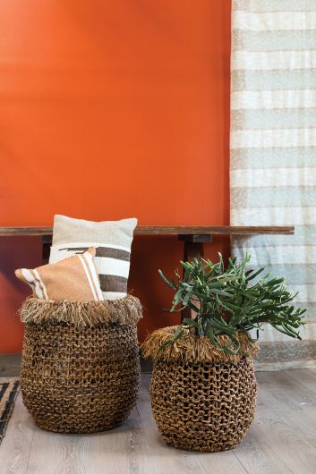 Palm Grove Basket By Accent Decor | Bins, Baskets & Buckets | Modishstore - 4