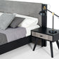 Nova Domus Panther Contemporary Grey & Black Bed-4