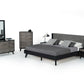 Vig Furniture Nova Domus Panther Contemporary Grey & Black Nightstand | Modishstore | Nightstands-8
