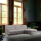 Divani Casa Paraiso - Modern RAF Fabric Grey Sectional Sofa | Sofas |   Modishstore  - 2