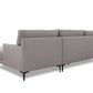 Divani Casa Paraiso - Modern RAF Fabric Grey Sectional Sofa | Sofas |   Modishstore  - 3