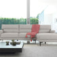 Divani Casa Paraiso - Modern RAF White Fabric Sectional Sofa | Modishstore | Sofas