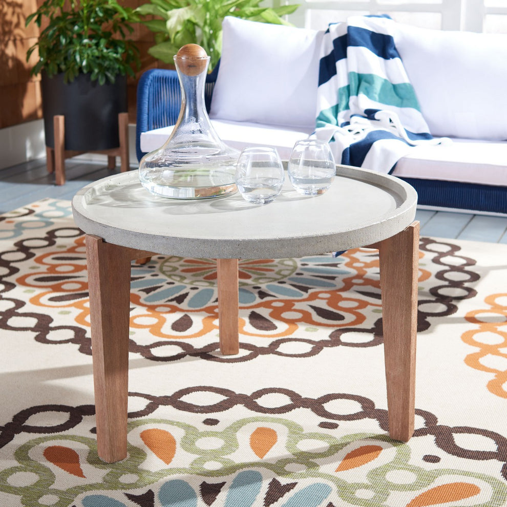 Safavieh Valton Side Table | Outdoor Tables | Modishstore - 5