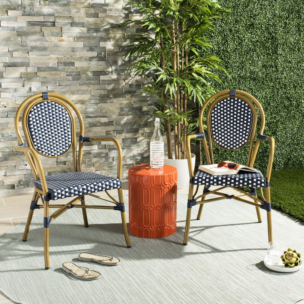 Safavieh Rosen French Bistro  Arm Chair | Outdoor Chairs | Modishstore - 7