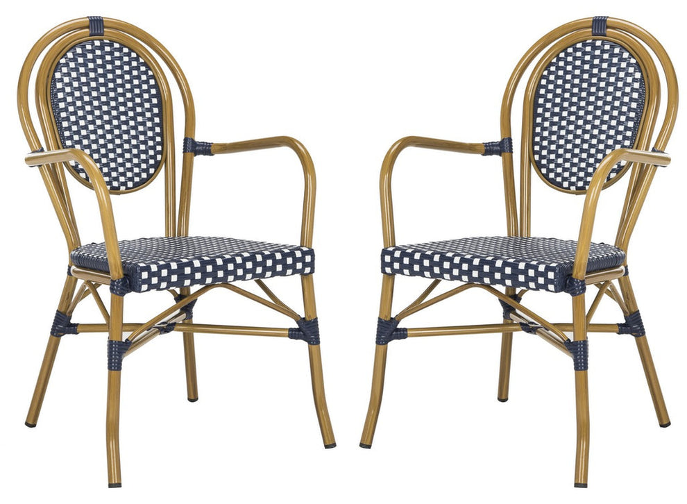 Safavieh Rosen French Bistro  Arm Chair | Outdoor Chairs | Modishstore - 2