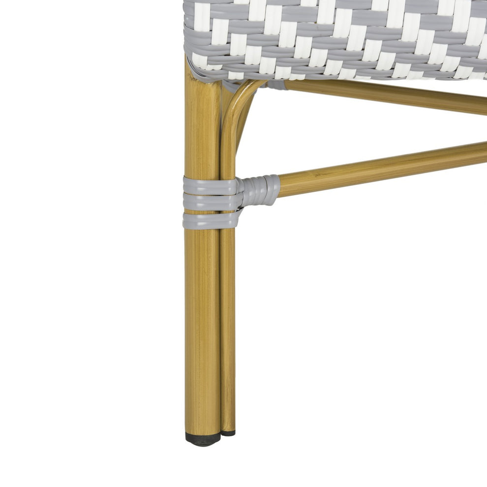 Safavieh Dandra Herringbone Rattan Settee | Outdoor Stools & Benches | Modishstore - 7