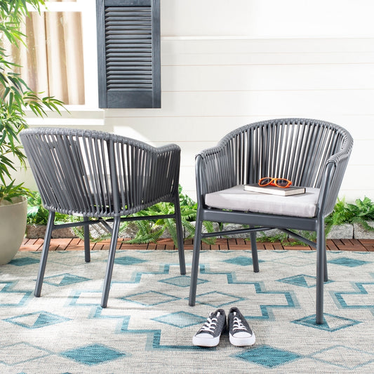 Safavieh Stefano Stackable Rope Chair | Outdoor Chairs |  Modishstore 