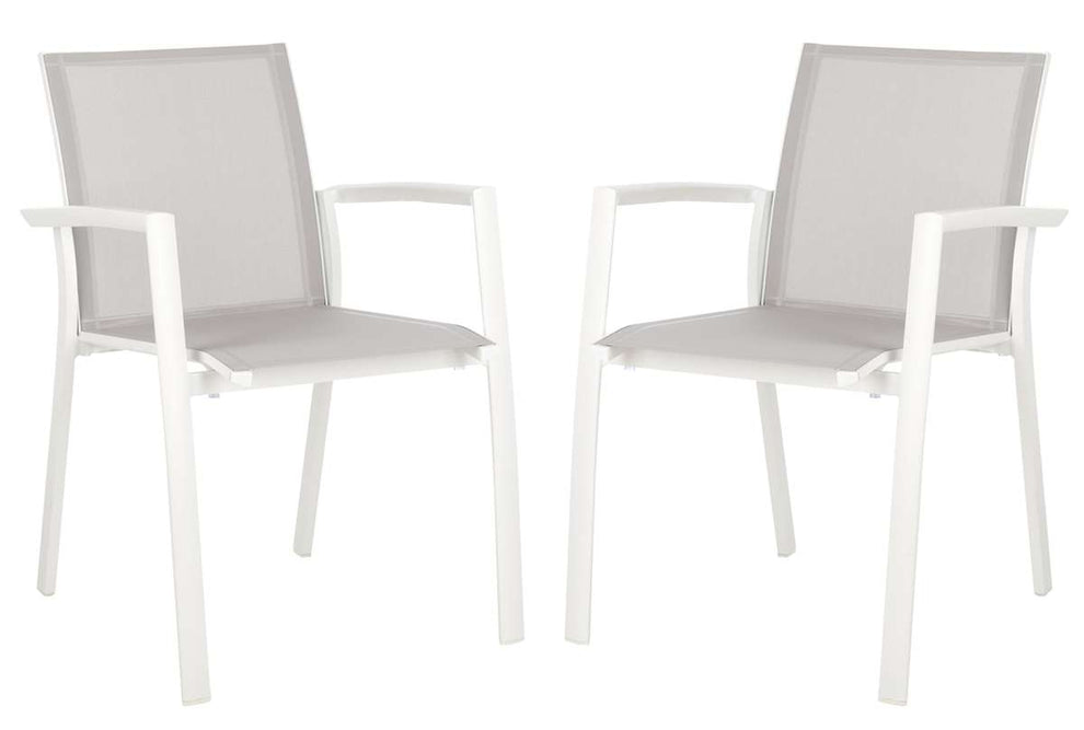 Safavieh Negan Stackable Chair | Outdoor Chairs | Modishstore - 2