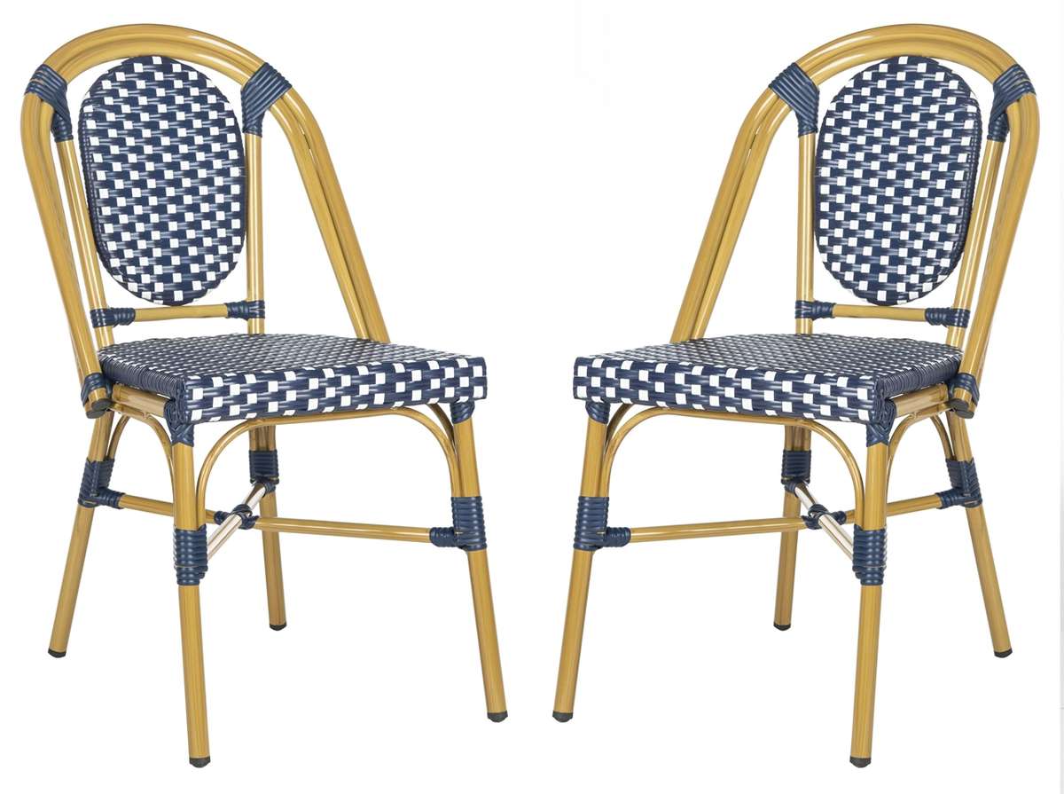 Safavieh Lenda French Stackable Bistro Chair | Outdoor Chairs | Modishstore - 2
