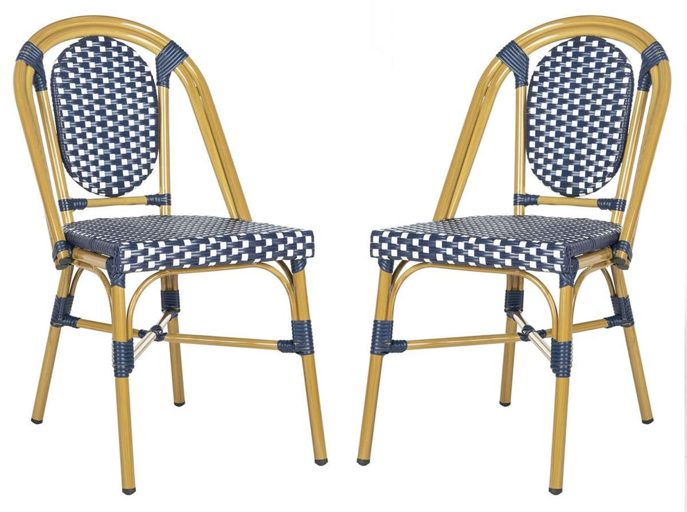 Safavieh Lenda French Stackable Bistro Chair | Outdoor Chairs | Modishstore - 2