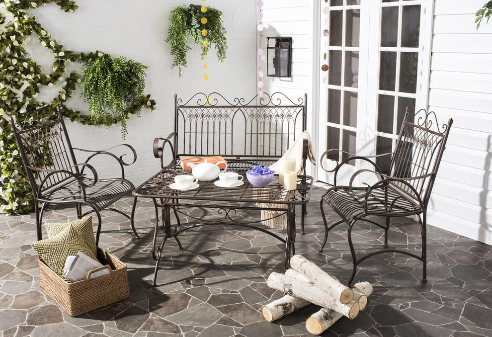 Safavieh Leah 4 Piece Set | Outdoor Patio |  Modishstore  - 3