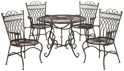 Safavieh Thessaly 5 Piece Set | Outdoor Dining Sets | Modishstore - 4