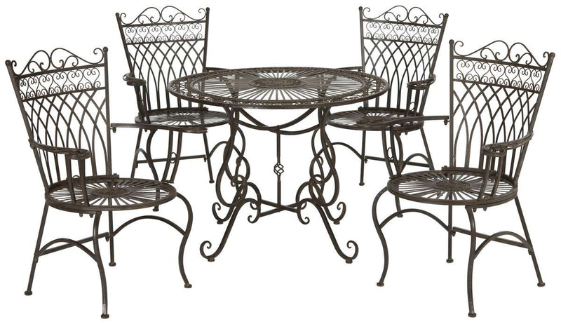 Safavieh Thessaly 5 Piece Set | Outdoor Dining Sets | Modishstore - 4