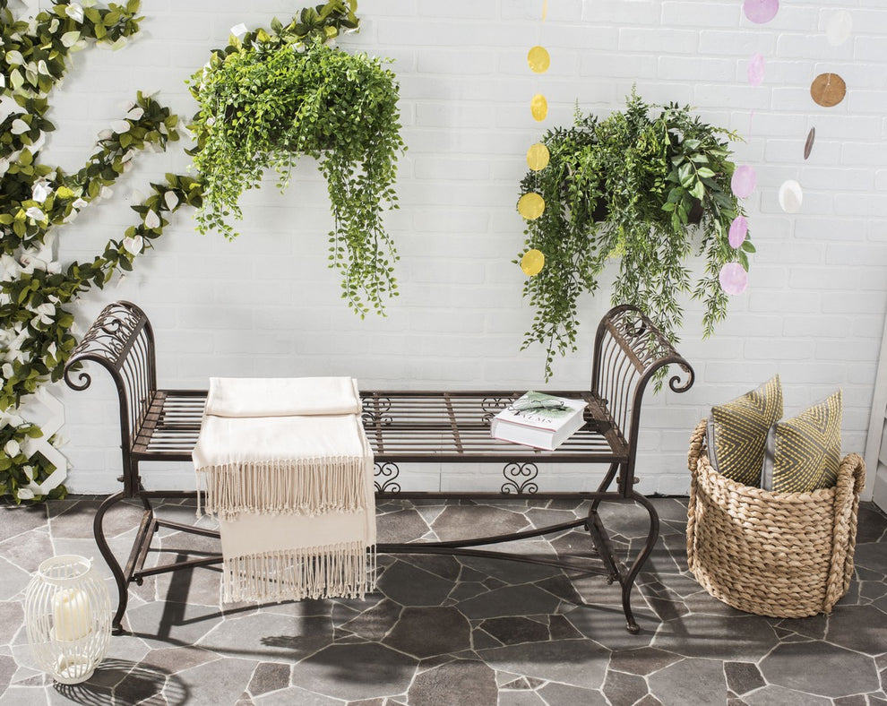Safavieh Brielle Bench | Outdoor Stools & Benches |  Modishstore  - 2