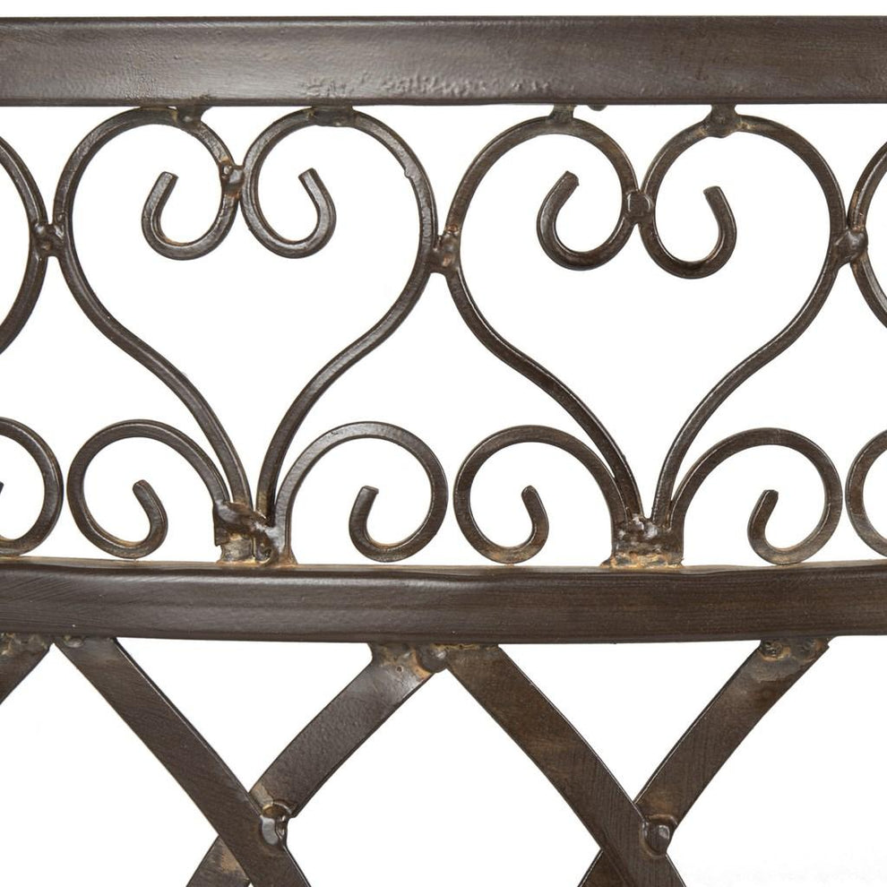 Safavieh Lara Kissing Bench | Outdoor Stools & Benches |  Modishstore  - 6