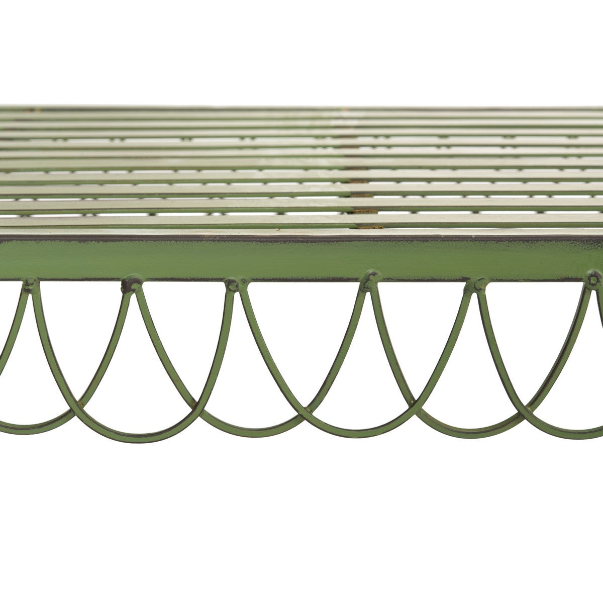 Safavieh Arona Wrought Iron 51-Inch W Outdoor Garden Bench | Outdoor Stools & Benches | Modishstore - 3