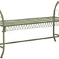Safavieh Arona Wrought Iron 51-Inch W Outdoor Garden Bench | Outdoor Stools & Benches | Modishstore - 2