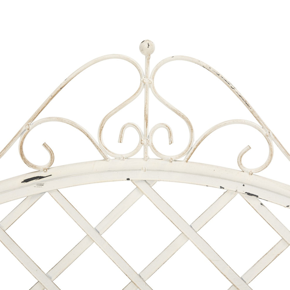 Safavieh Abner Wrought Iron 45.75-Inch W Outdoor Garden Bench | Outdoor Stools & Benches |  Modishstore  - 4