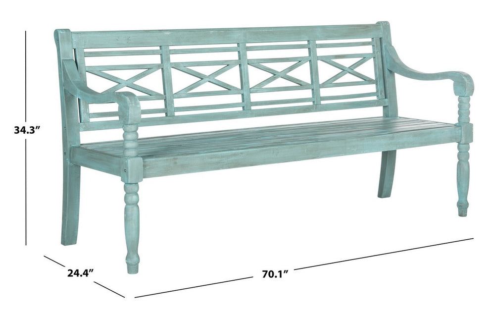 Safavieh Karoo Bench | Outdoor Stools & Benches | Modishstore - 7