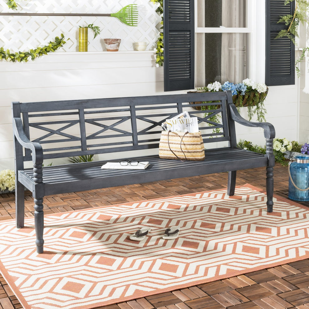 Safavieh Karoo Bench | Outdoor Stools & Benches | Modishstore - 1