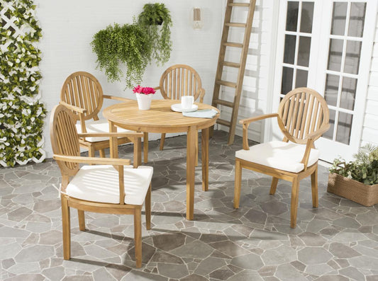 Safavieh Chino 5Pc Dining Set | Outdoor Dining Sets | Modishstore - 1