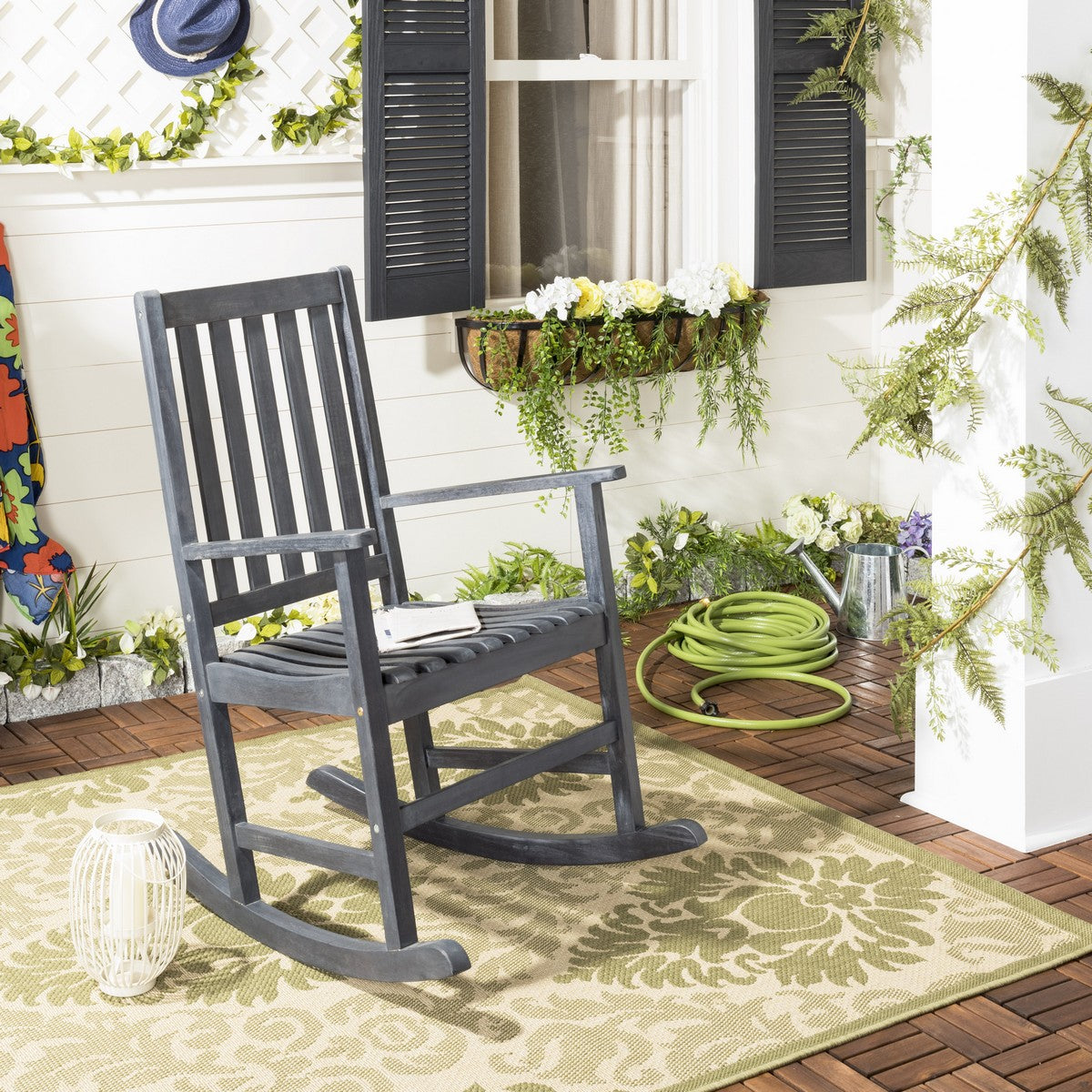 Safavieh Barstow Rocking Chair | Rocking Chairs | Modishstore - 8