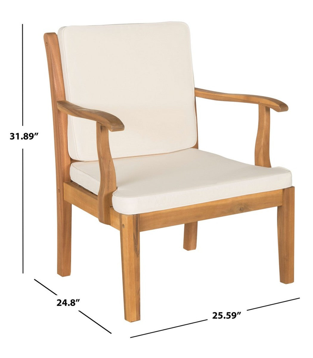 Safavieh Fresno 4Pc Outdoor Living Set | Outdoor Sofas, Loveseats & Sectionals | Modishstore - 3