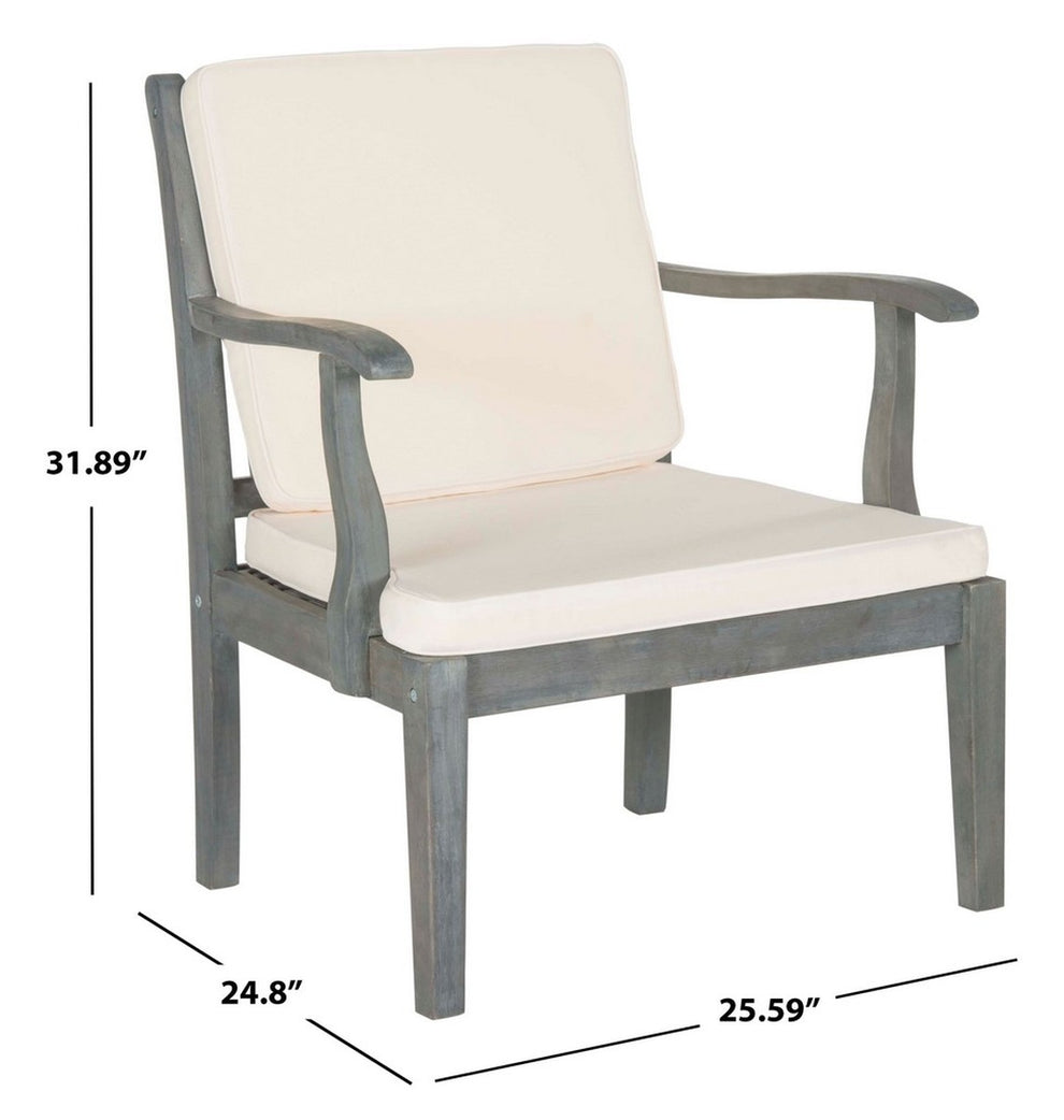 Safavieh Fresno 4Pc Outdoor Living Set | Outdoor Sofas, Loveseats & Sectionals | Modishstore - 8