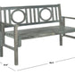 Safavieh Piedmont Folding Bench | Outdoor Stools & Benches |  Modishstore  - 4