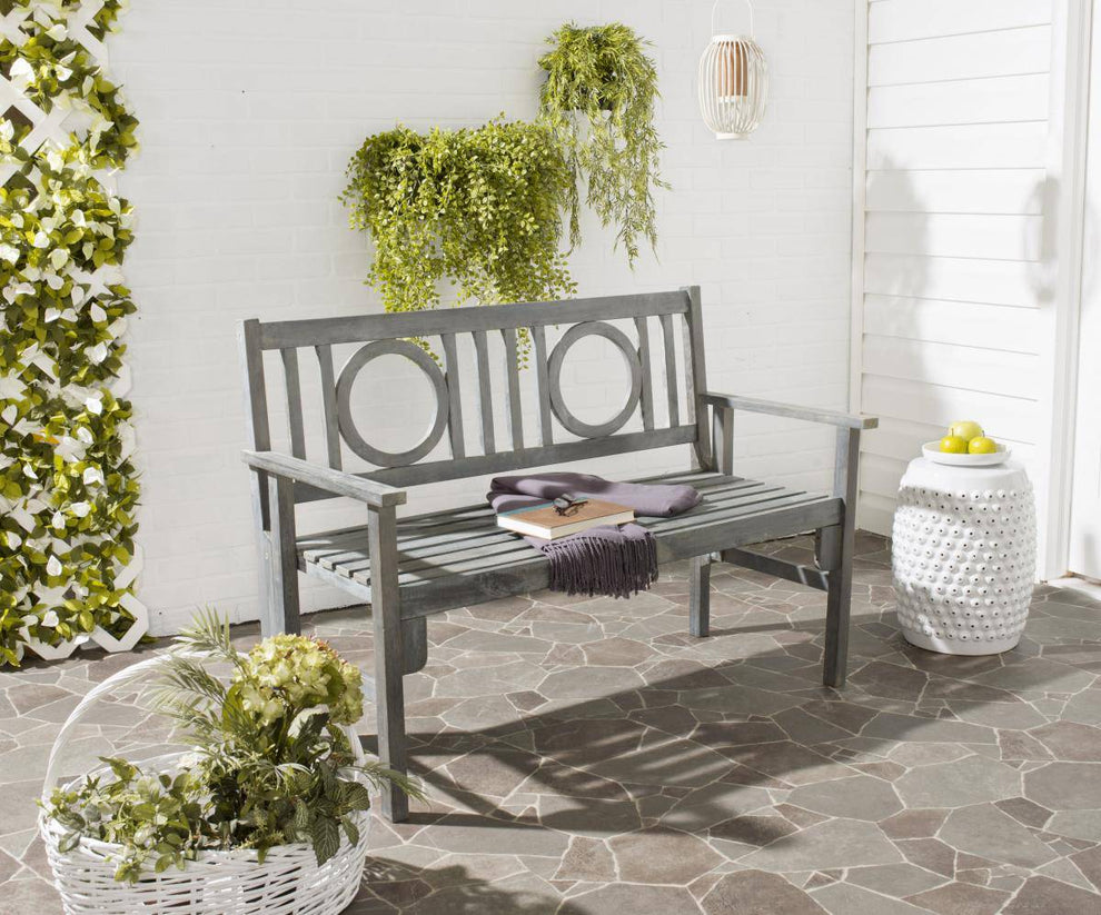 Safavieh Piedmont Folding Bench | Outdoor Stools & Benches |  Modishstore 
